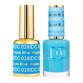 DAISY DND Copen Blue Gel Polish Set front view with bottles