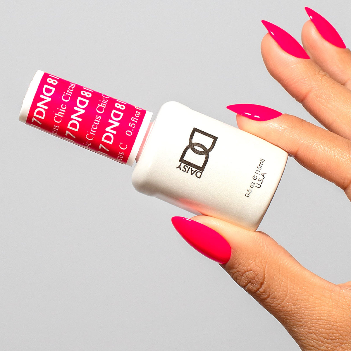 DAISY DND Gel Nail Polish and Lacquer duo pack