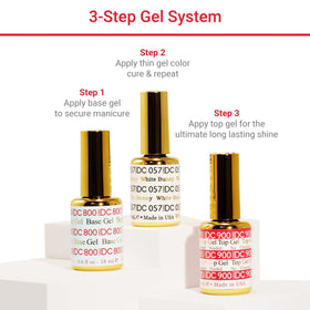 DAISY DND Gel Polish Blush Haze application