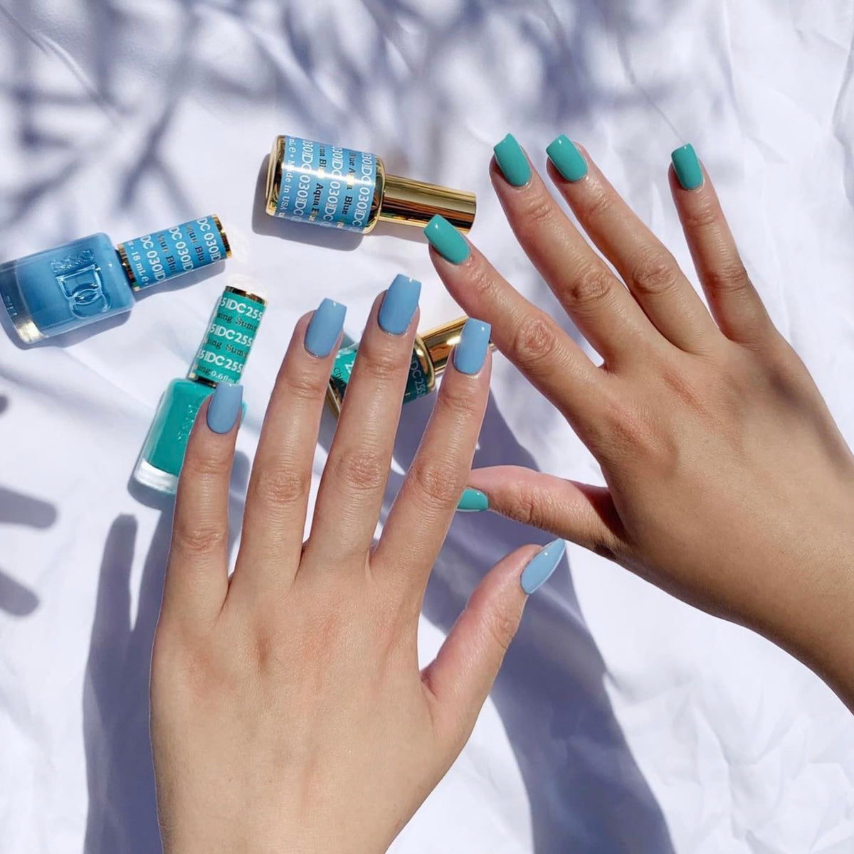 DAISY DND Gel Polish Set Blue Collection packaging