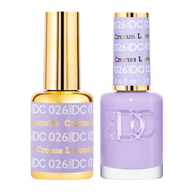 DAISY DND Gel Polish Set Crocus Lavender 026 front view