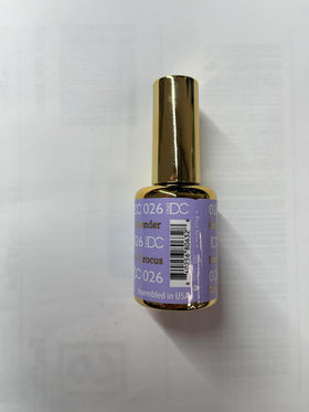 DAISY DND Gel Polish Set Crocus Lavender duo on table