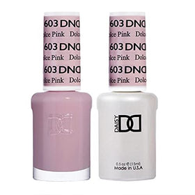 DAISY DND Gel Polish Set Dolce Pink front view