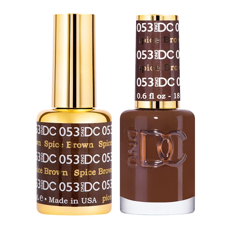 DAISY DND Gel Polish Set front view with brown shades