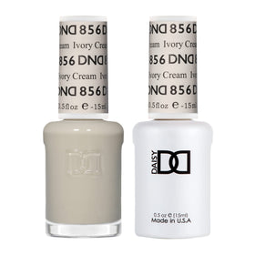 DAISY DND Gel Polish Set Ivory Cream #856 front view