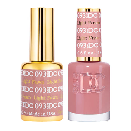 DAISY DND Gel Polish Set Light Fawn #093 front view