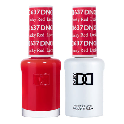 DAISY DND Gel Polish Set Lucky Red 15ml front view