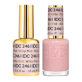 DAISY DND Gel Polish Set Milky Pink 2461 front view