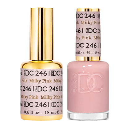 DAISY DND Gel Polish Set Milky Pink 2461 front view