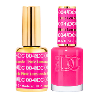 DAISY DND Gel Polish Set Pink Collection front view with both bottles