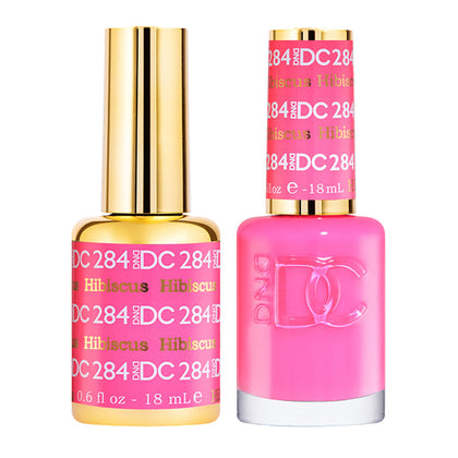 DAISY DND Gel Polish Set Pink Collection front view with two bottles