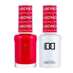 DAISY DND Gel Polish Set Red Mars 638 front view