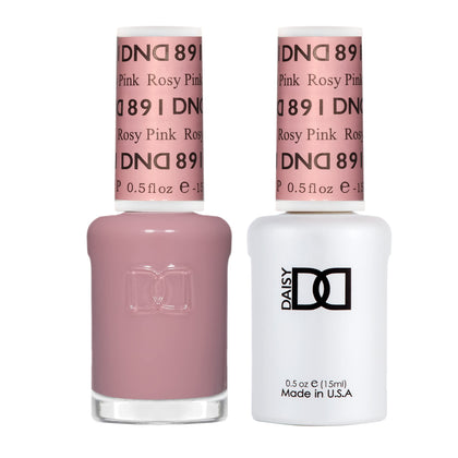 DAISY DND Gel Polish Set Rosy Pink #891 front view