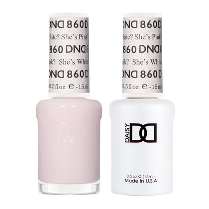 DAISY DND Gel Polish Set She’s White? She’s Pink? front view