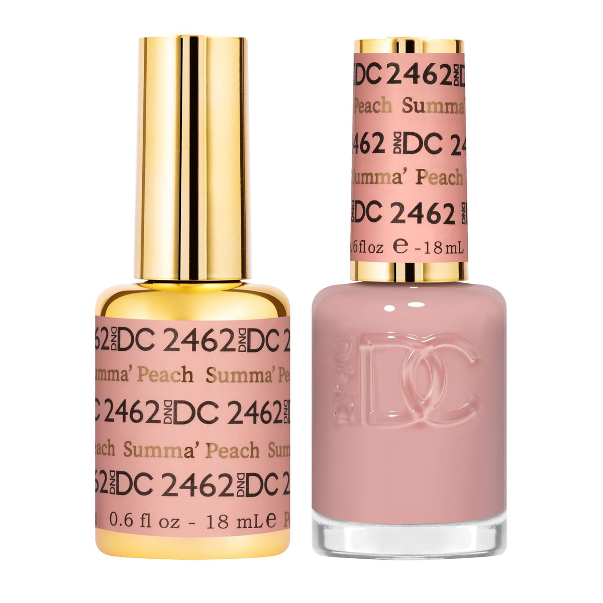 DAISY DND Gel Polish Set Summa Peach front view