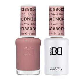 DAISY DND Gel Polish Set Take A Vow front view with packaging