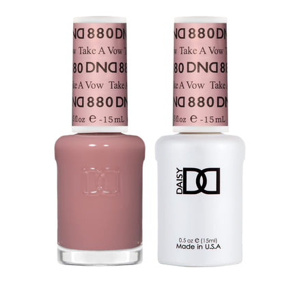 DAISY DND Gel Polish Set Take A Vow front view with packaging