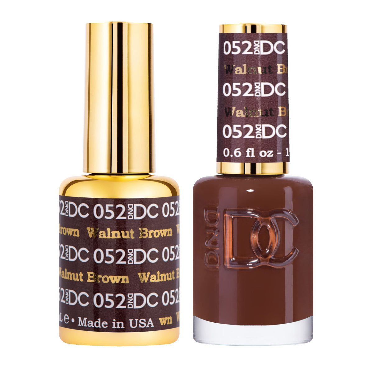 DAISY DND Gel Polish Set Walnut Brown front view
