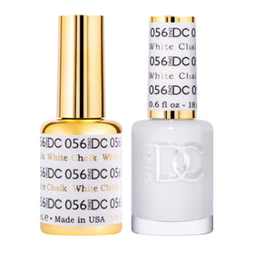 DAISY DND Gel Polish Set White Collection front view with two bottles