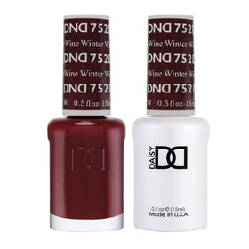 DAISY DND Gel Polish Set Winter Wine 15ml front view