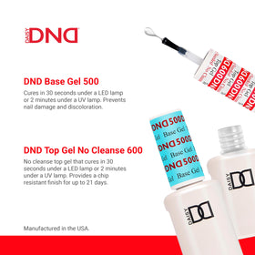 DAISY DND Top Gel No Cleanse 600 bottle close-up