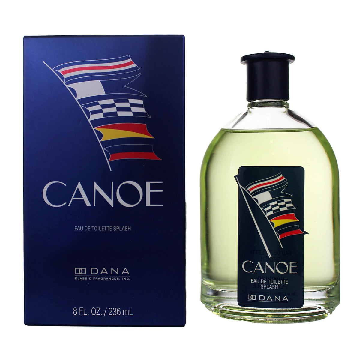 Dana Canoe Eau de Toilette for Men 8 Ounce splash bottle front view
