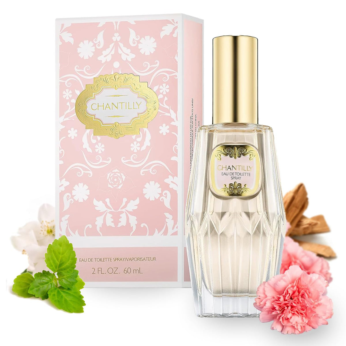 Dana Chantilly Eau De Toilette Spray 2 Fl Oz front view