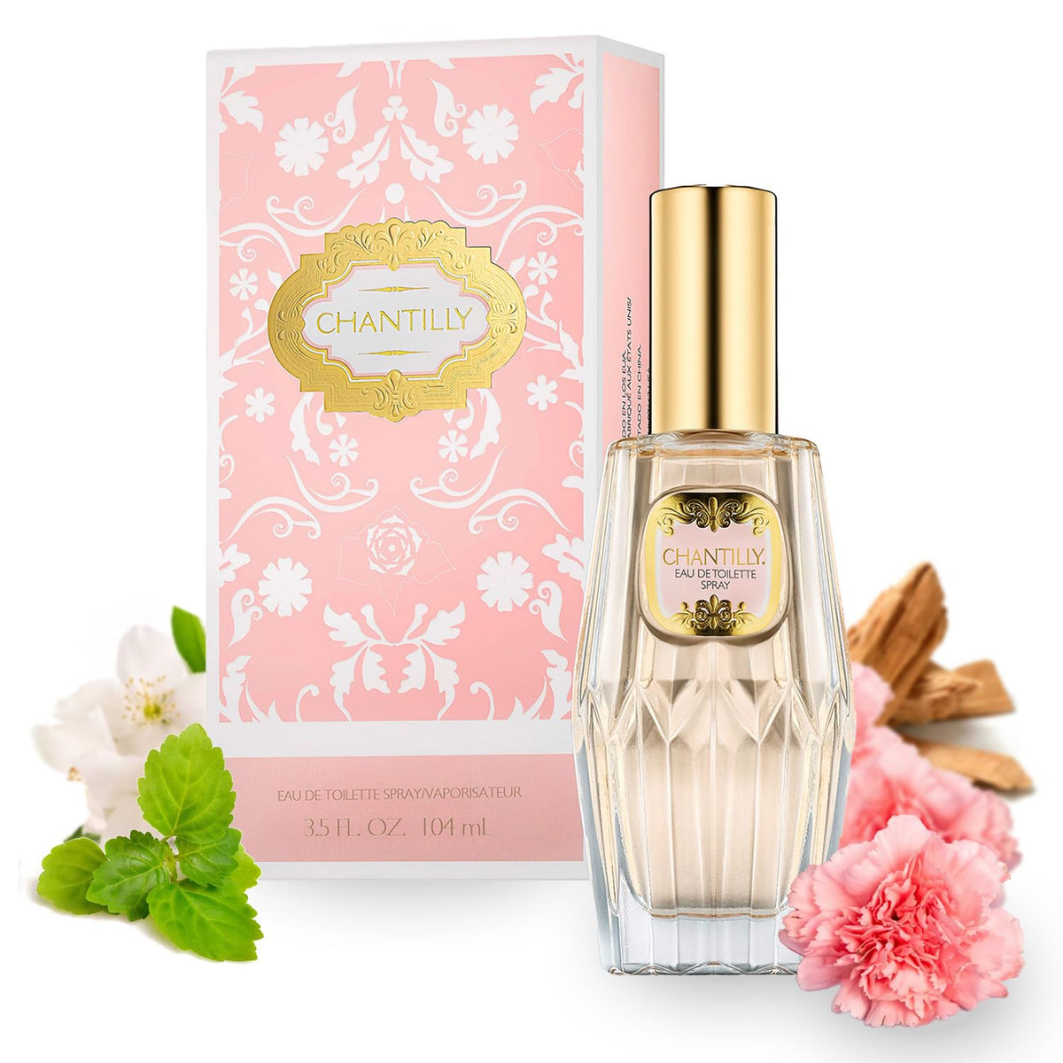Dana Chantilly Eau De Toilette Spray 3.5 Fl Oz front view