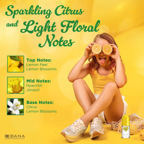Dana Love's Fresh Lemon Cologne Mist 1.5 Fl. Oz. close-up of sprayer