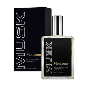Dana Monsieur Musk For Men Cologne Spray 4 Ounce front view