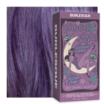Danger Jones Semi-Permanent Hair Color Burlesque Mauve front view