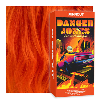 Danger Jones Semi-Permanent Hair Color Burnout Orange front view