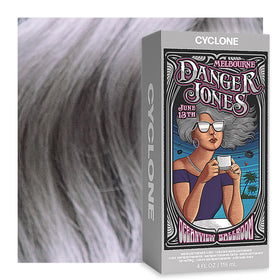 Danger Jones Semi-Permanent Hair Color Cyclone Silver 150g front view