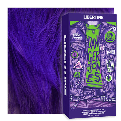 Danger Jones Semi-Permanent Hair Color Libertine Violet front view
