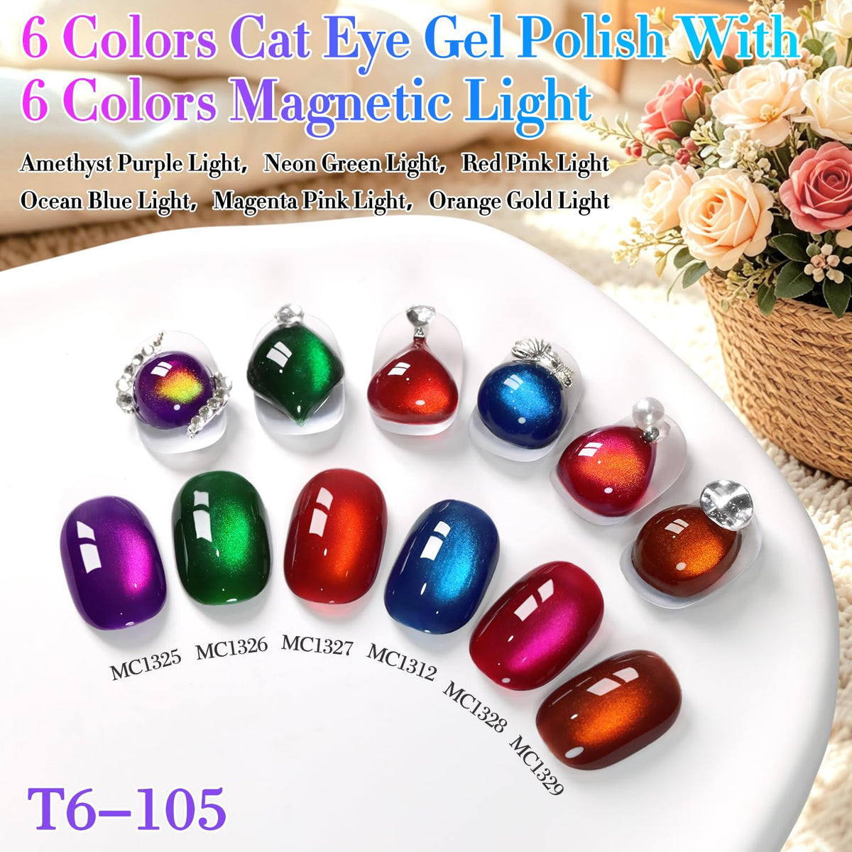 Dark red cat eye gel polish bottle from Double Rhythm