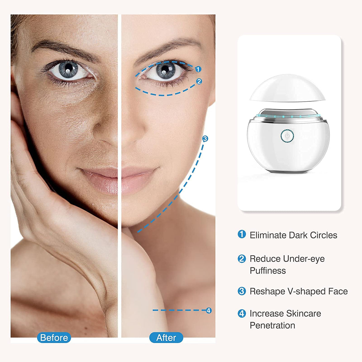 DAROMA Gua Sha Electric Massager with accessories