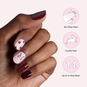 Dashing Diva Gloss Nail Strips Baby Girl with file and prep pad