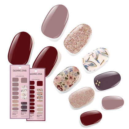 Dashing Diva Gloss Nail Strips Bundle Alpine Retreat set front view