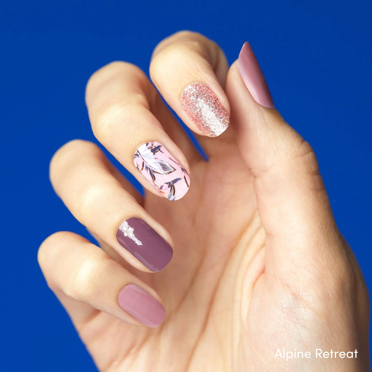 Dashing Diva Gloss Nail Strips Bundle Wildflower set front view