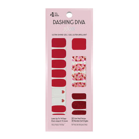 Dashing Diva Gloss Nail Strips Girl Crush front view with glossy finish