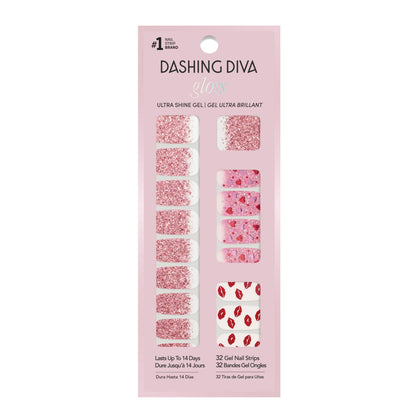 Dashing Diva Gloss Nail Strips Queen Spirit front view with packaging