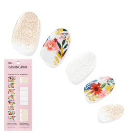 Dashing Diva Gloss Nail Strips Wallflower Frenzy packaging front view
