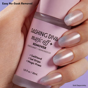 Dashing Diva Lavender Dreams gel strips showcasing glossy finish