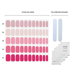 Dashing Diva nail files and prep pads included in the kit