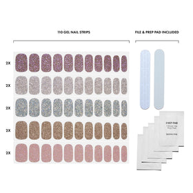 Dashing Diva nail strips application process with prep pads