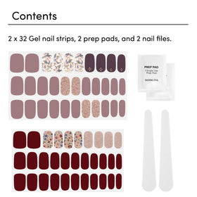 Dashing Diva nail strips showing glossy finish on nails