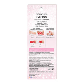 Dashing Diva Peppermint Marvel Nail Strips with included prep pad and nail file