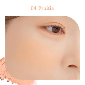 dasique Blending Mood Cheek #03 Peach Blending shades on palette