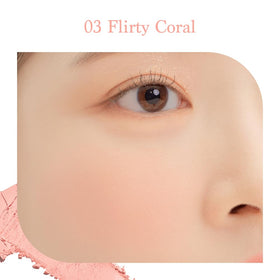 dasique Blending Mood Cheek #03 Peach Blending texture