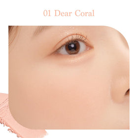 dasique Blending Mood Cheek #03 Peach Blending with brush